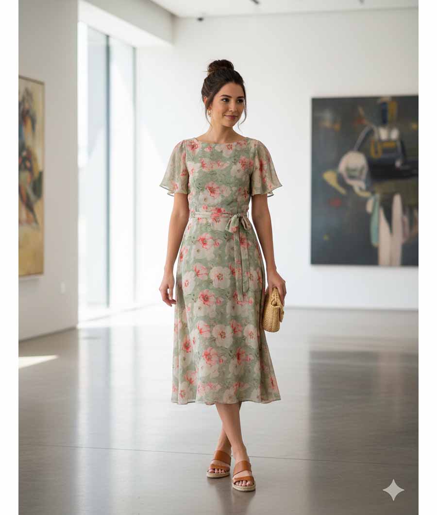 PURE CHIFFON DIGITAL PRINTED FABRIC