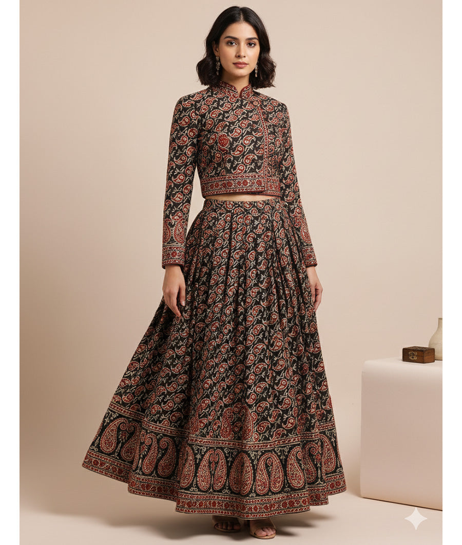 COTTON HANDBLOCK KALAMKARI FABRIC