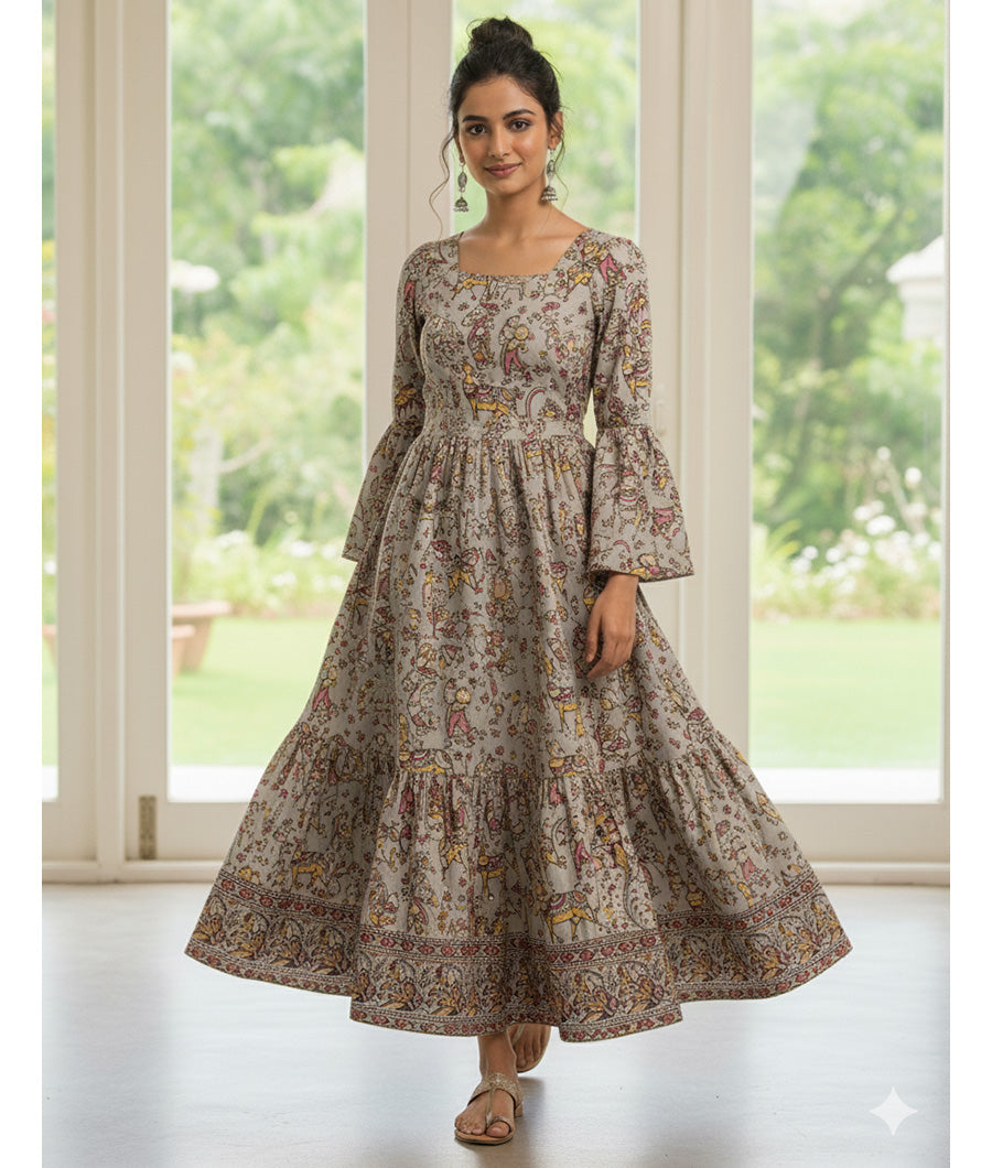 COTTON HANDBLOCK KALAMKARI FABRIC