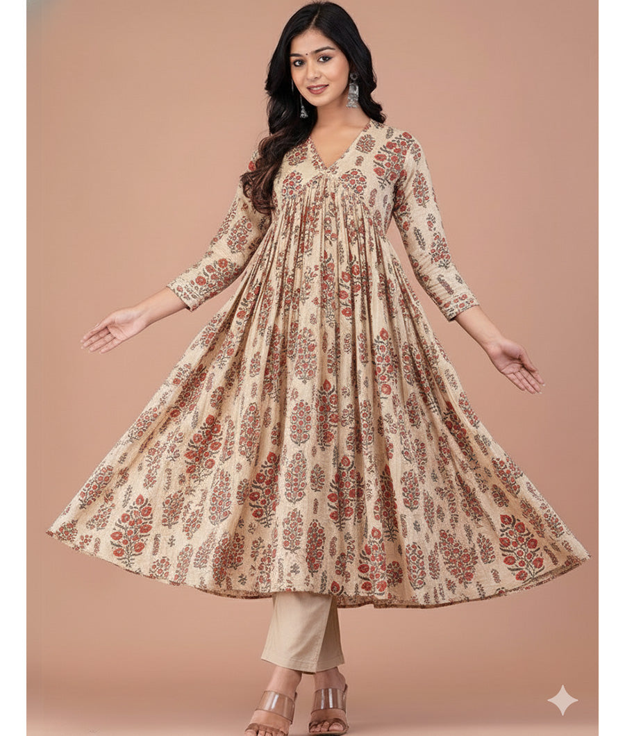 GULBAHAAR - PURE MOGRA CHANDERI SILK FABRICS