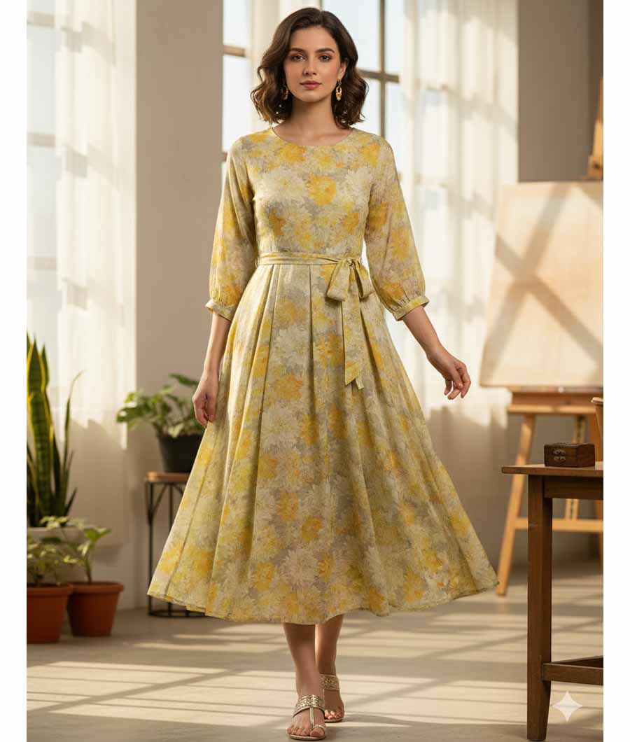 PURE CHIFFON DIGITAL PRINTED FABRIC