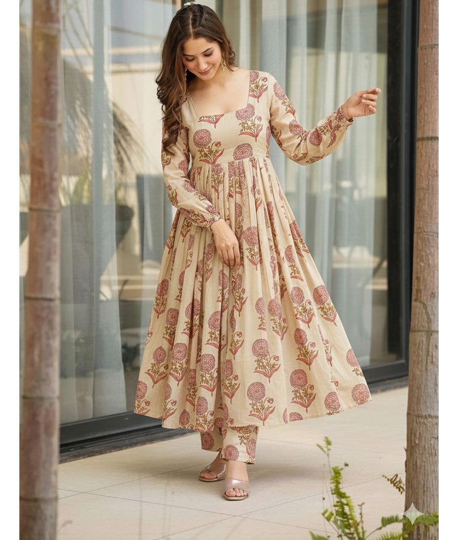 GULBAHAAR - PURE MOGRA CHANDERI SILK FABRICS
