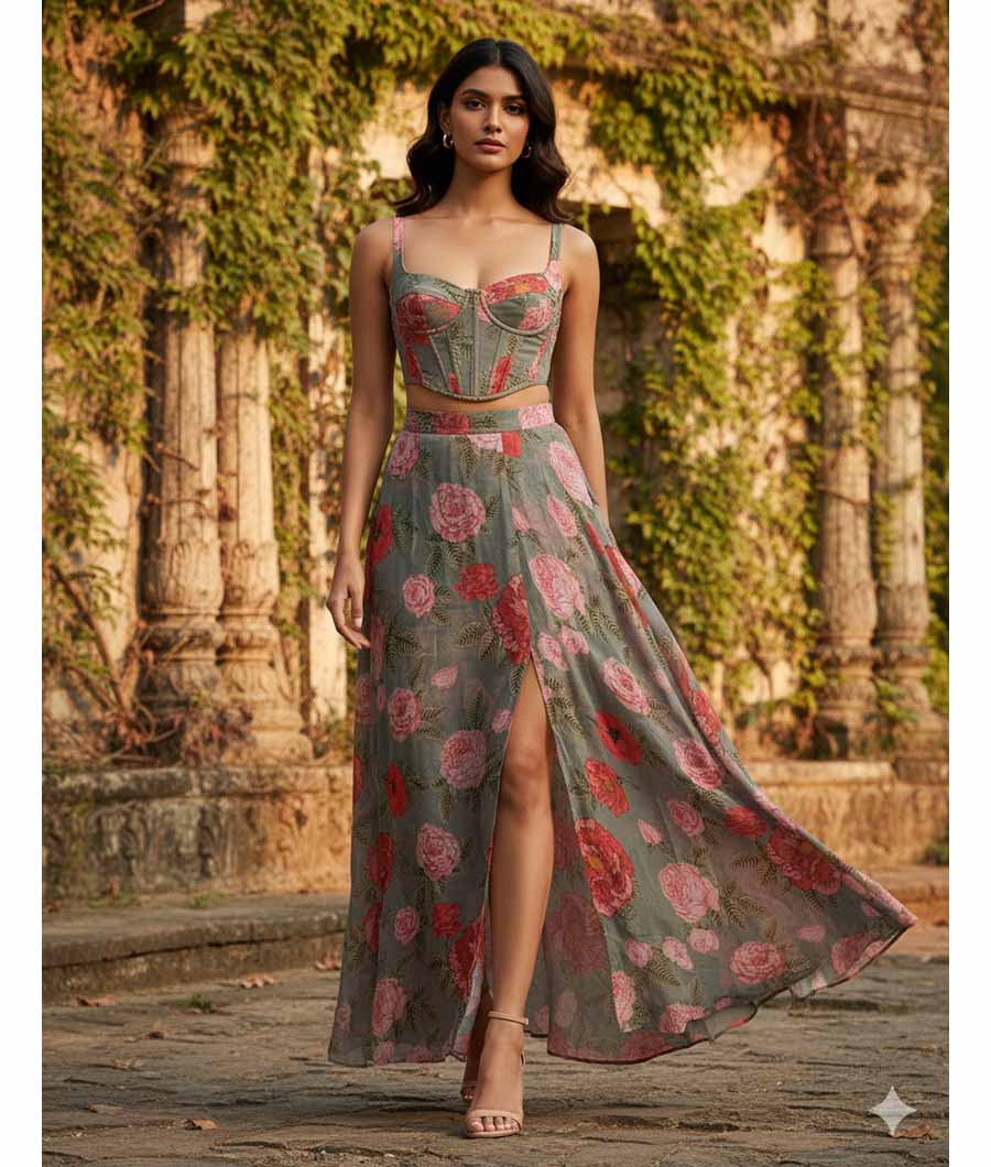 PURE CHIFFON DIGITAL PRINTED FABRIC