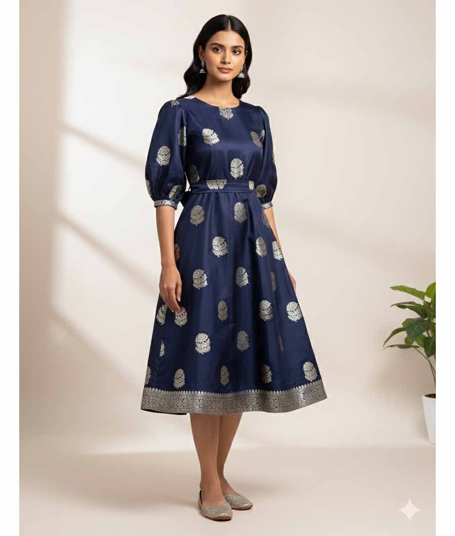 SATIN SILK BANARSI FABRIC