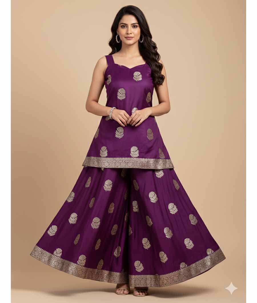 SATIN SILK BANARSI FABRIC