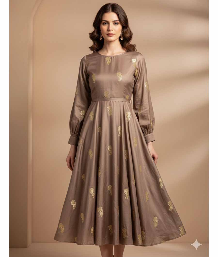 SATIN SILK BANARSI FABRIC