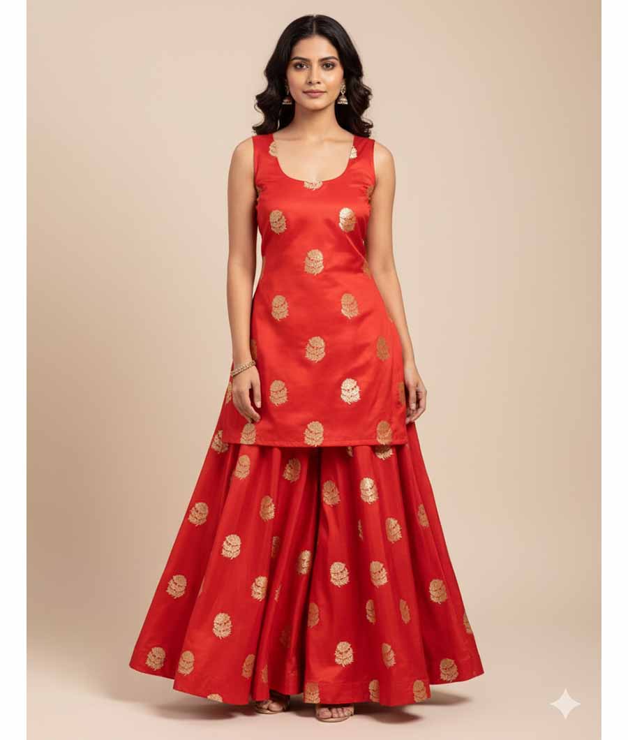 SATIN SILK BANARSI FABRIC