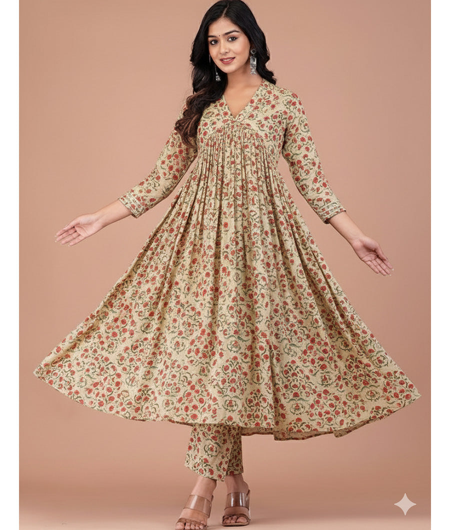 GULBAHAAR - PURE MOGRA CHANDERI SILK FABRICS