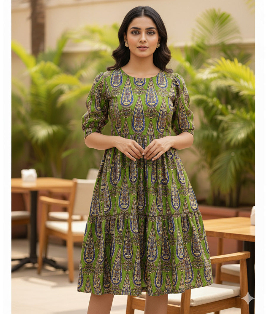 COTTON HANDBLOCK KALAMKARI FABRIC