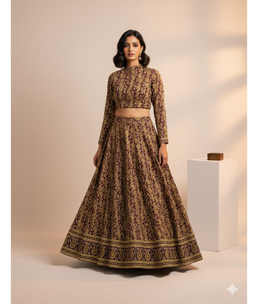 COTTON HANDBLOCK KALAMKARI FABRIC