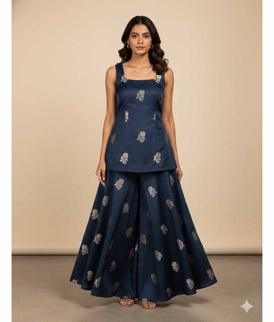 SATIN SILK BANARSI FABRIC