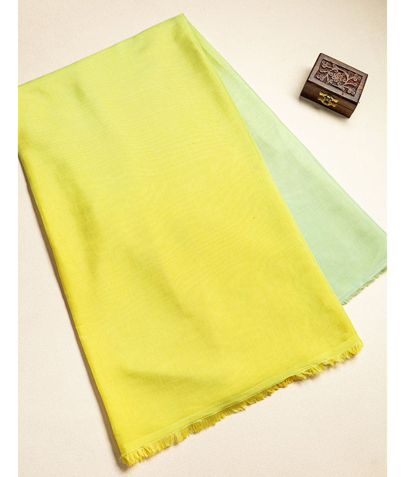 MALAI CHANDERI OMBRE FABRIC