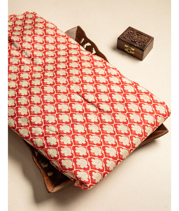 PURE MUL CHANDERI PRINTED FABRIC