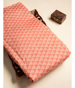 PURE MUL CHANDERI PRINTED FABRIC