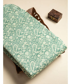 PURE MUL CHANDERI PRINTED FABRIC