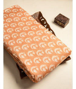 PURE MUL CHANDERI PRINTED FABRIC