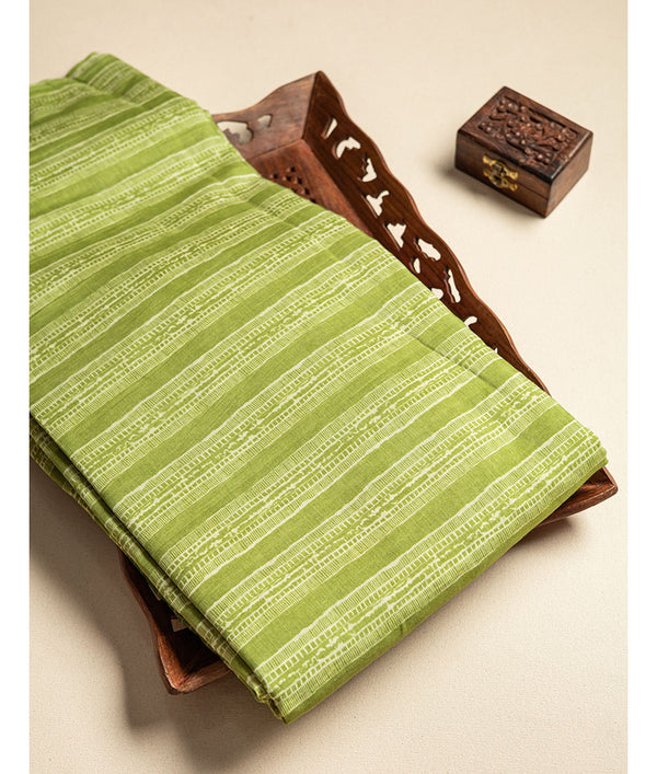 PURE MUL CHANDERI PRINTED FABRIC