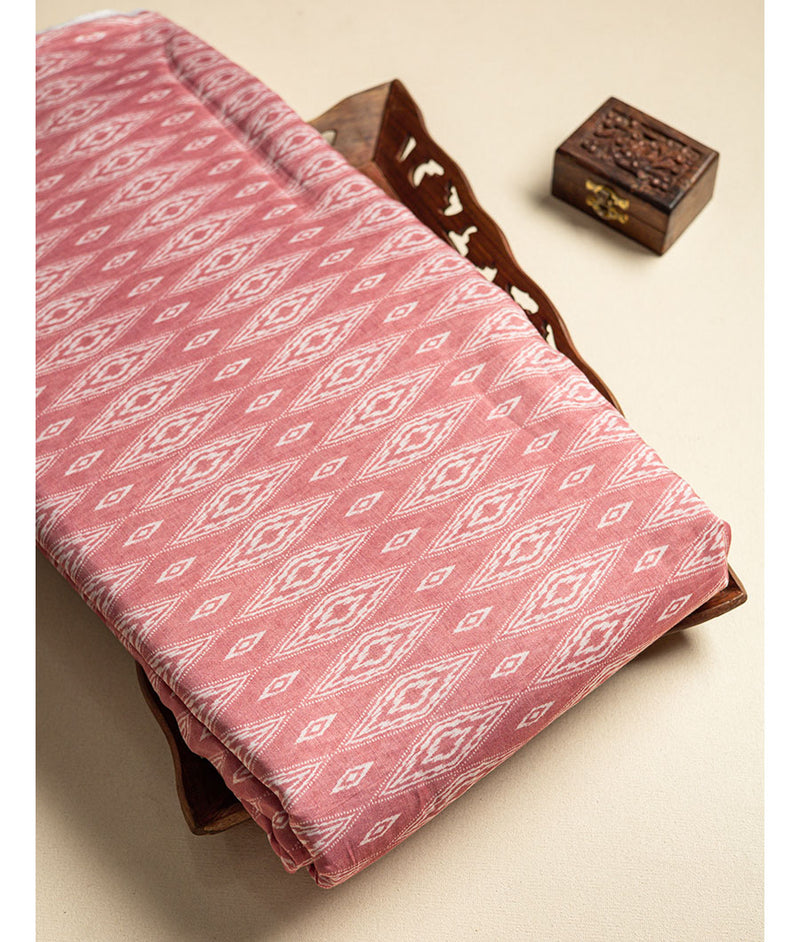 PURE MUL CHANDERI PRINTED FABRIC