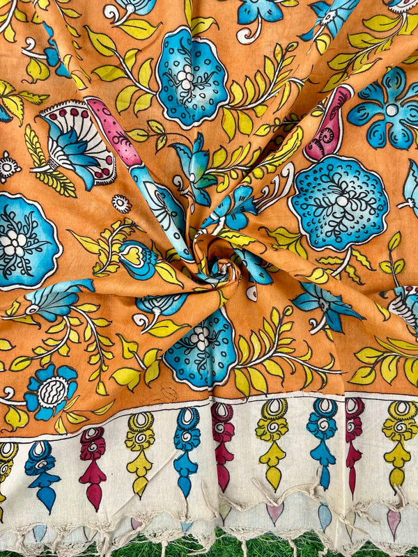 CHANDERI KALAMKARI  DUPATTA