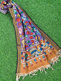 CHANDERI KALAMKARI  DUPATTA