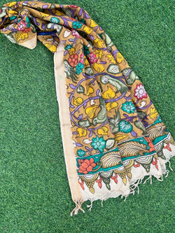 CHANDERI KALAMKARI  DUPATTA