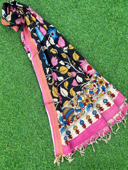 CHANDERI KALAMKARI  DUPATTA