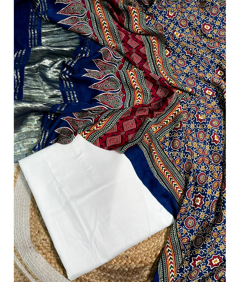 COTTON SILK WITH MODAL Dupatta suit set