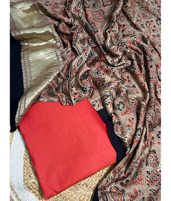 COTTON SILK WITH MODAL Dupatta suit set