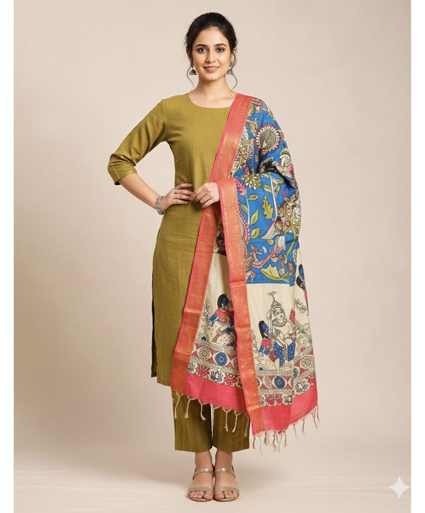 COTTON LUREX SUIT SET