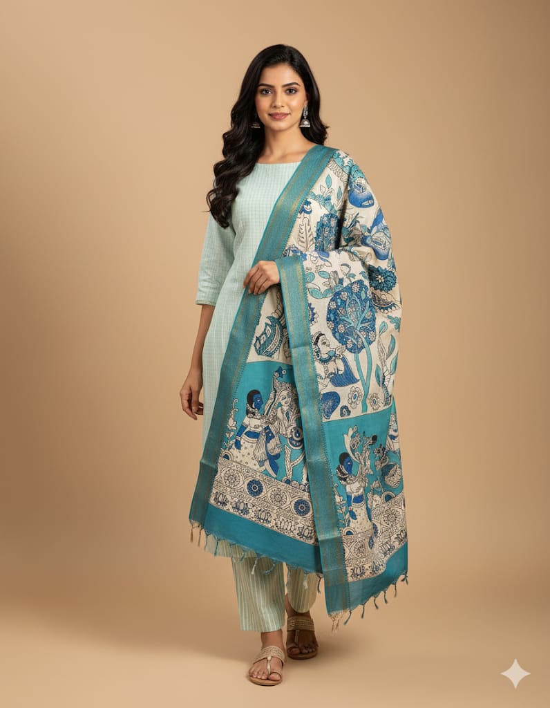 COTTON LUREX SUIT SET