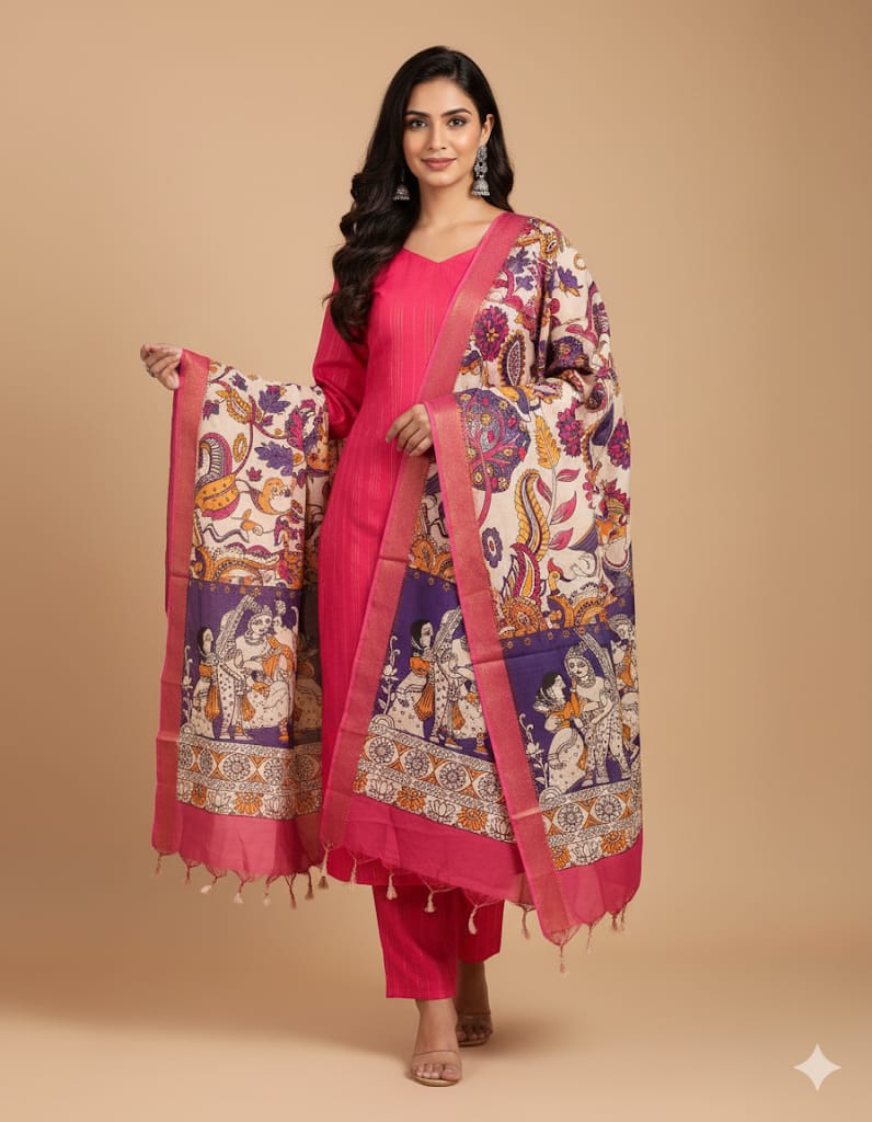 COTTON LUREX SUIT SET