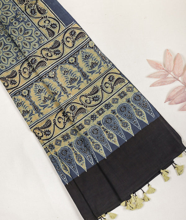 Cotton Ajrakh Dupatta