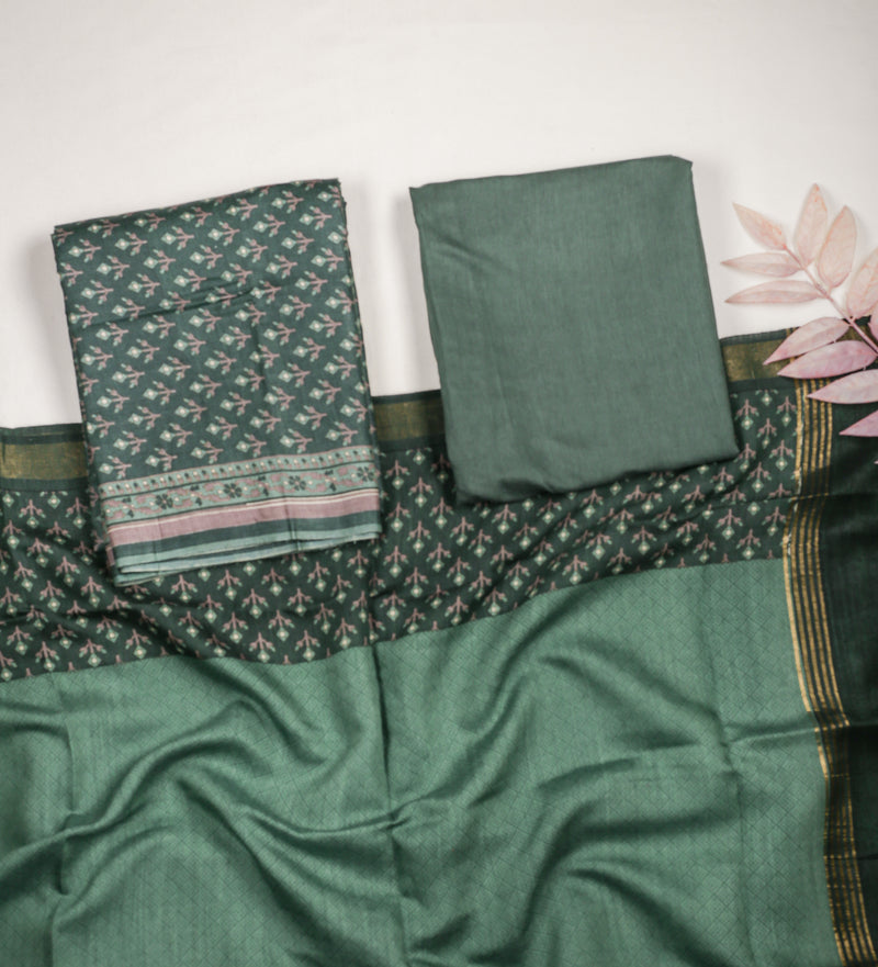 PURE MOONGA SILK SUIT SET