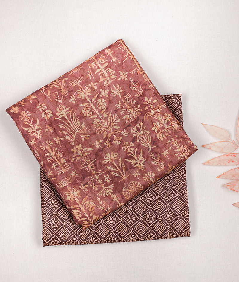 Semi Tussar Silk Fabric