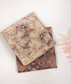 Semi Tussar Silk Fabric