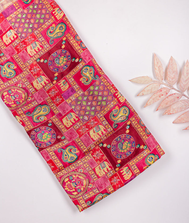 Silk position Fabric