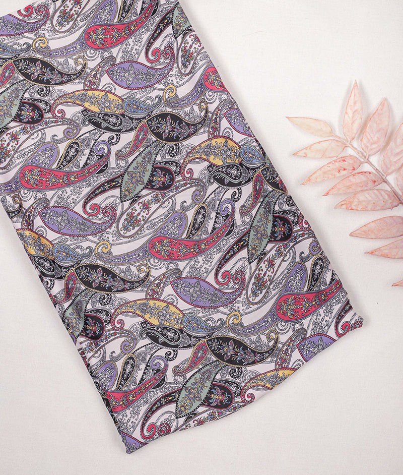 Modal Satin Printed Fabric
