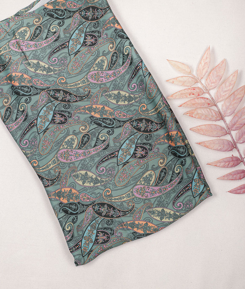 Modal Satin Printed Fabric