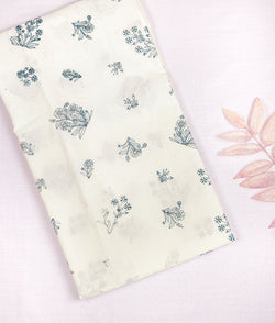 Pure Cotton Embroidered Fabric