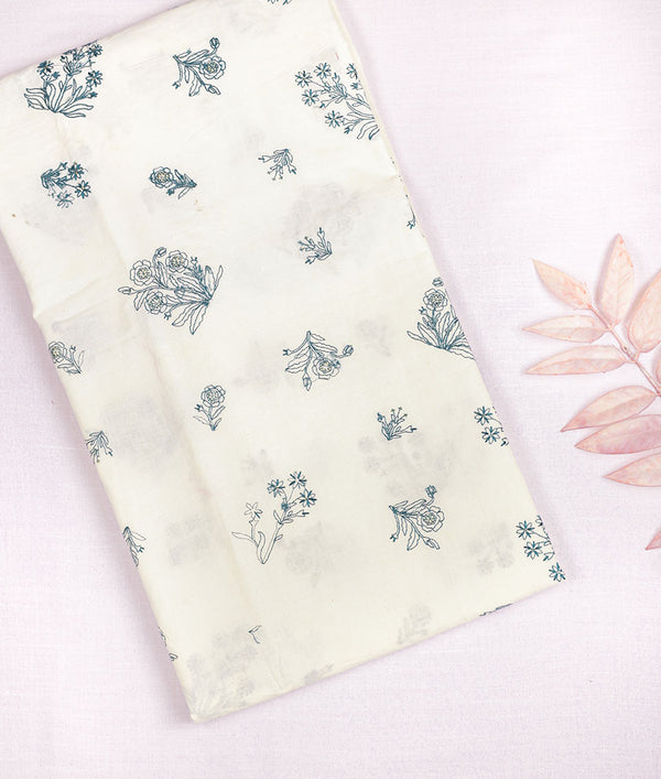 Pure Cotton Embroidered Fabric