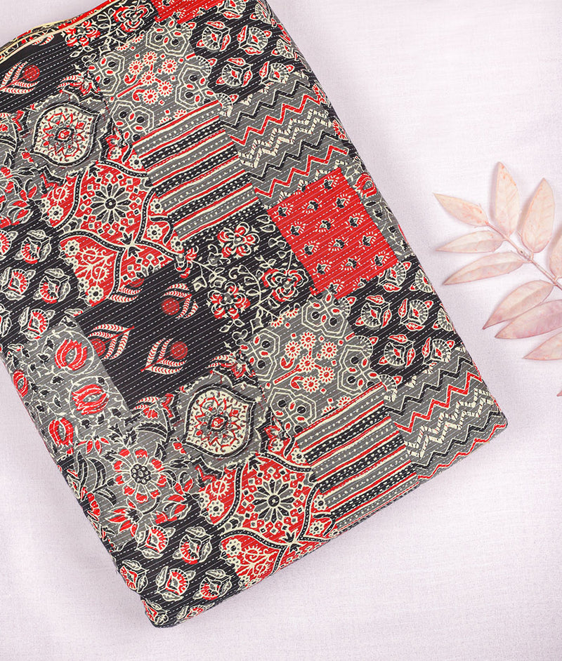 COTTON KANTHA PRINTED FABRICS