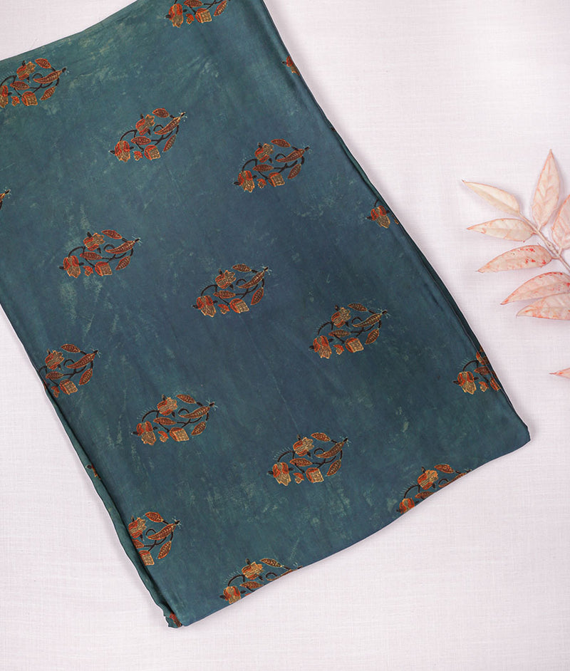PURE MODAL SILK VANASPATI PRINTED FABRIC