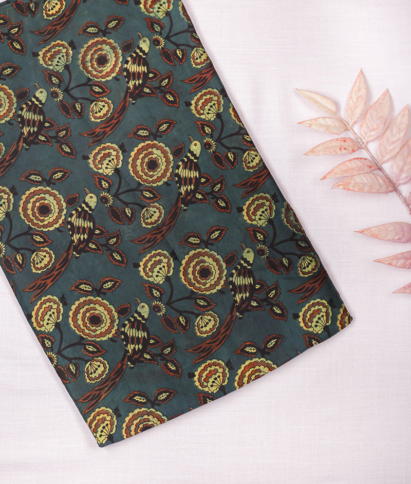 PURE MODAL SILK VANASPATI PRINTED FABRIC