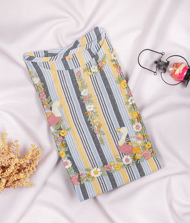 COTTON EMBROIDERY KURTI