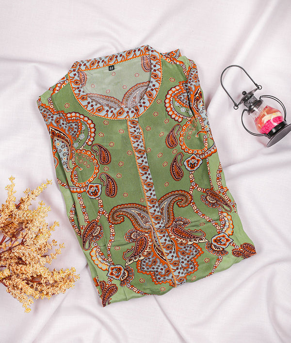 MUSLIN CREPE SHORT TOP