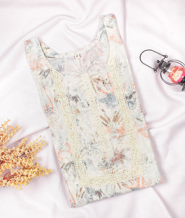 COTTON LINEN KURTI