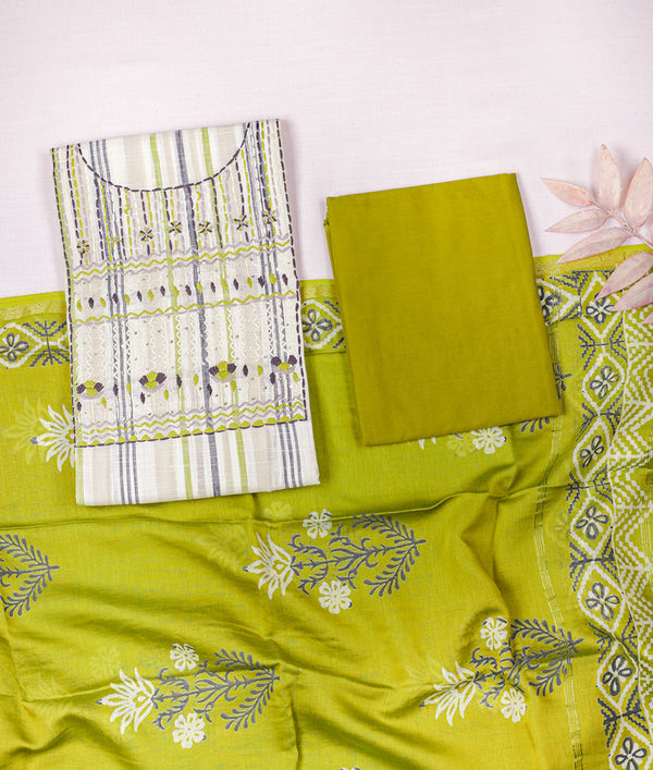 COTTON EMBROIDERY SUIT SET