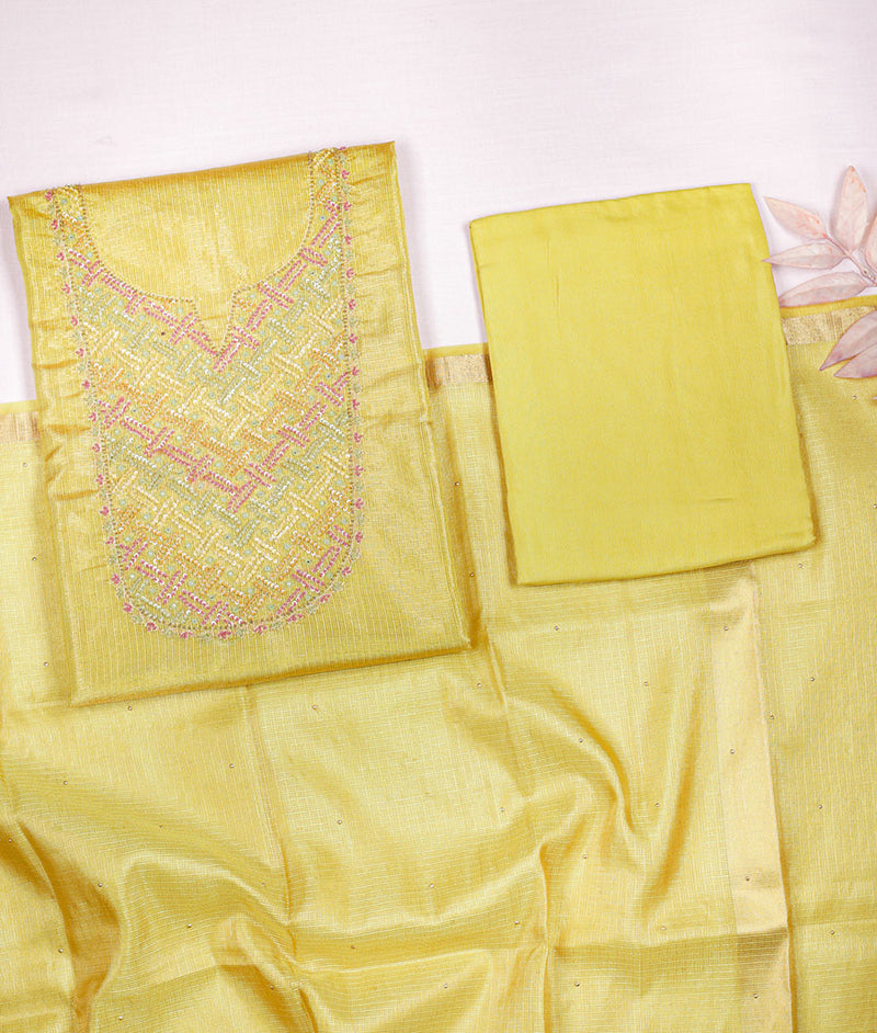 PURE KOTA TISSUE GOLD SUIT SET