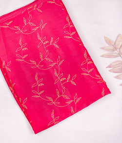 Pure Chinon gold Print Fabric