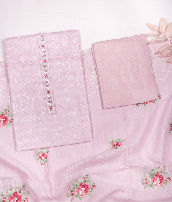 PURE KOTA EMBROIDERY SUIT SET